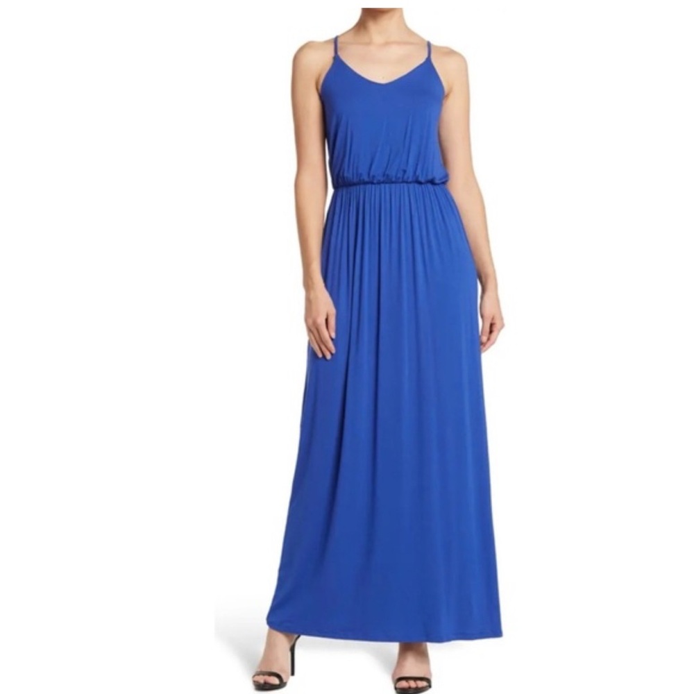 Lush Blue Maxi Dress